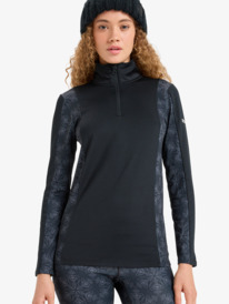 0 Daybreak Brushed - Funktionelles Mid-Layer für Frauen Schwarz ERJLW03054 Roxy