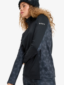 1 Daybreak Brushed - Funktionelles Mid-Layer für Frauen Schwarz ERJLW03054 Roxy