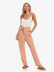 0 Flowered Swing - Pantalon taille haute pour Femme Bleu ERJNP03285 Roxy