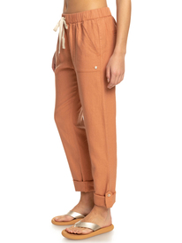 1 On The Seashore - Pantalon cargo pour Femme Marron ERJNP03294 Roxy