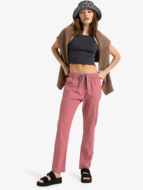 0 On The Seashore - Cargohose für Frauen Rosa ERJNP03294 Roxy