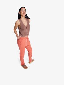 1 On The Seashore - Cargo Pants for Women Pink ERJNP03294 Roxy