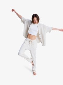 3 On The Seashore - Pantalon cargo pour Femme Beige ERJNP03294 Roxy