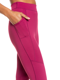 2 Here She Comes Again - Legging de sport pour Femme Rose ERJNP03423 Roxy