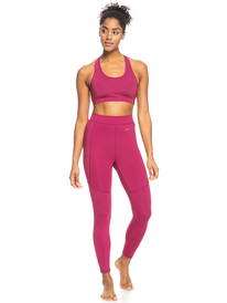 3 Here She Comes Again - Legging de sport pour Femme Rose ERJNP03423 Roxy