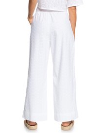 9 By The Ocean - Cropped Cotton Trousers for Women  ERJNP03438 Roxy