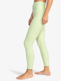 1 Heart Into It Ankle - Technical Leggings for Women Green ERJNP03488 Roxy