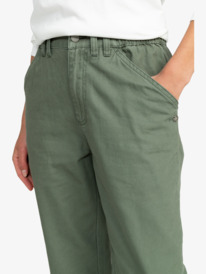 2 Sunny Escape - Pantalón de corte zanahoria para Mujer  ERJNP03524 Roxy