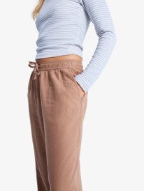 0 Lekeitio Break Mid - Easy Wear- Pantalon de plage à enfiler pour Femme Marron ERJNP03545 Roxy