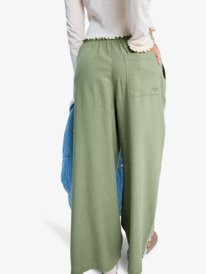 1 Lekeitio Break Mid - Leichte Hose für Frauen Grün ERJNP03545 Roxy