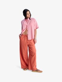 0 Lekeitio Break Mid - Pantaloni leggeri da Donna Pink ERJNP03545 Roxy
