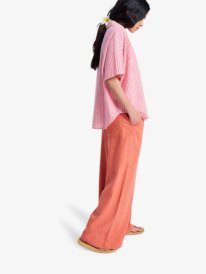 1 Lekeitio Break Mid - Pantaloni leggeri da Donna Pink ERJNP03545 Roxy