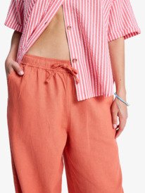 2 Lekeitio Break Mid - Pantaloni leggeri da Donna Pink ERJNP03545 Roxy