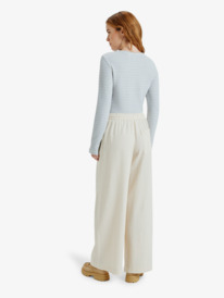 2 Lekeitio Break - Pantalon à taille élastique pour Femme Beige ERJNP03545 Roxy