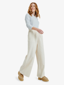 1 Lekeitio Break - Pantalon à taille élastique pour Femme Beige ERJNP03545 Roxy