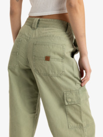 11 Left Again  - Cargo Pant for Women Green ERJNP03581 Roxy