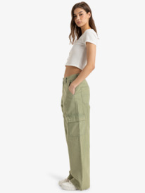 7 Left Again  - Cargo Pant for Women Green ERJNP03581 Roxy