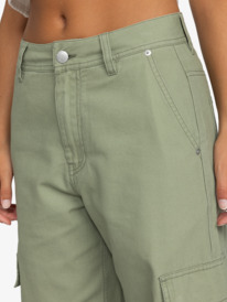 8 Left Again  - Pantalones cargo para Mujer Verde ERJNP03581 Roxy