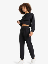 0 Rise & Vibe Sweet - Pantalón de cintura elástica para Mujer Negro ERJNP03589 Roxy