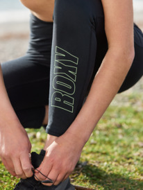 3 Everyday Flow - Leggings de desporto para Mulher Preto ERJNP03590 Roxy