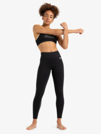 6 Everyday Flow - Legging de sport pour Femme Noir ERJNP03590 Roxy