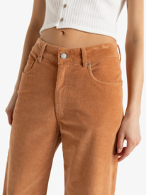 7 Surf On Cloud - Corduroy broek voor Dames Brown ERJNP03598 Roxy