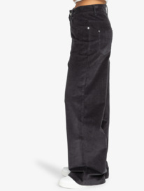 1 Surf On Cloud - Corduroy Pant for Women Black ERJNP03598 Roxy