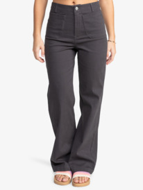 0 Coastal Cruiser - Fixed Waist Pants for Women Black ERJNP03608 Roxy