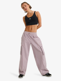 8 Boundless Spirits - Pantalon de sport loose pour Femme Violet ERJNP03617 Roxy