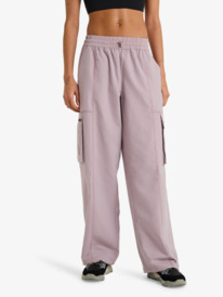 1 Boundless Spirits - Pantalon de sport loose pour Femme Violet ERJNP03617 Roxy