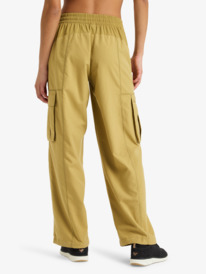 3 Boundless Spirits - Pantalon de sport loose pour Femme Beige ERJNP03617 Roxy