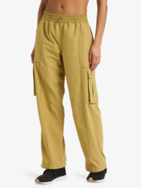 0 Boundless Spirits - Pantalon de sport loose pour Femme Beige ERJNP03617 Roxy