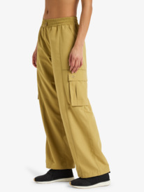 1 Boundless Spirits - Pantalon de sport loose pour Femme Beige ERJNP03617 Roxy