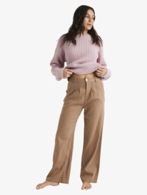 2 Attractive Light - Pantalón chino para Mujer Marron ERJNP03622 Roxy