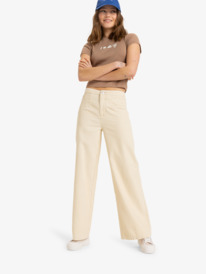 0 Winter Around - Corduroy Pants for Women Beige ERJNP03634 Roxy