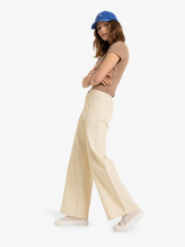 1 Winter Around - Corduroy Pants for Women Beige ERJNP03634 Roxy