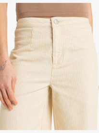 2 Winter Around - Corduroy Pants for Women Beige ERJNP03634 Roxy