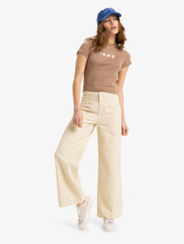 3 Winter Around - Corduroy Pants for Women Beige ERJNP03634 Roxy