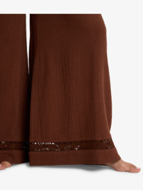 2 Under Golden Tropic - Pantalón on cintura elástica para Mujer Marron ERJNP03643 Roxy