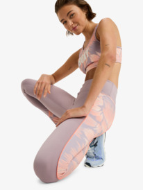 0 Everyday Flow - Sportleggings für Frauen Violett ERJNP03662 Roxy