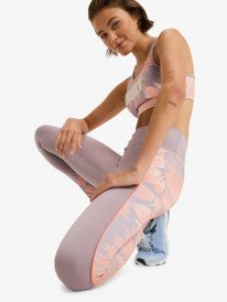 0 Everyday Flow - Sport Legging for Women Purple ERJNP03662 Roxy