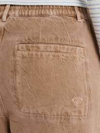 5 Break My Soul - Broek met kokerpijp en halfhoge taille voor Dames Brown ERJNP03666 Roxy