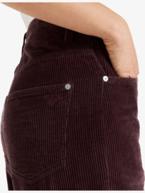 7 Surf On Cloud Cord - Pantalon ample pour Femme Rouge ERJNP03678 Roxy