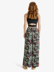 2 Midnight Avenue Crinkle - Broek met regular lengte voor Dames Black ERJNP03680 Roxy