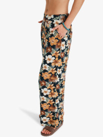 4 Midnight Avenue - Crepe Trousers for Women Brown ERJNP03683 Roxy