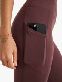 4 Heart Into It Ankle - Sport Leggings for Women Red ERJNP03690 Roxy