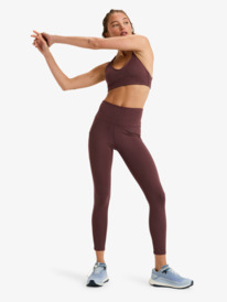 2 Heart Into It Ankle - Sport Leggings for Women Red ERJNP03690 Roxy