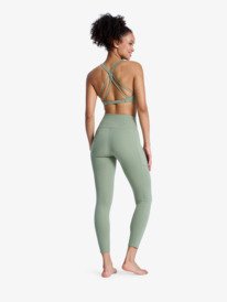 4 Heart Into It Ankle - Sport Leggings for Women Green ERJNP03690 Roxy