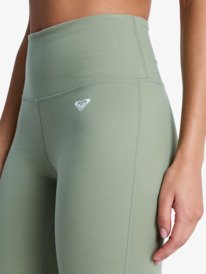 2 Heart Into It Ankle - Sport Leggings for Women Green ERJNP03690 Roxy