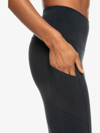 3 Heart Into It Ankle - Sport Leggings for Women Black ERJNP03690 Roxy